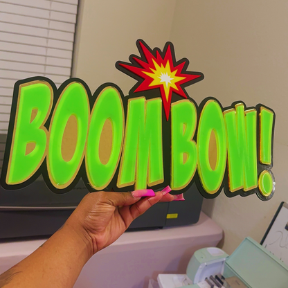 3 layered Acrylic logo sign